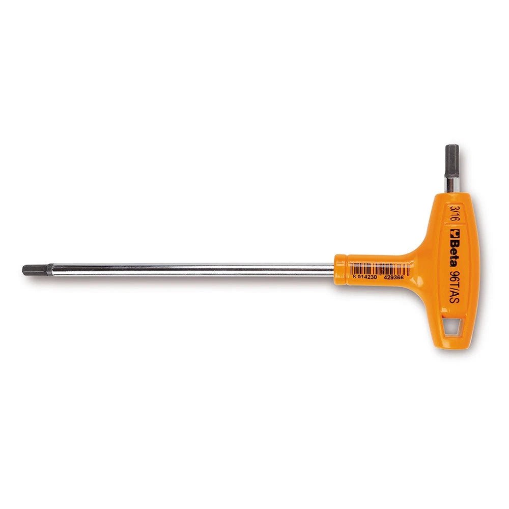 CHIAVE A T ESAGONALE M C/MANICO 8 BETA