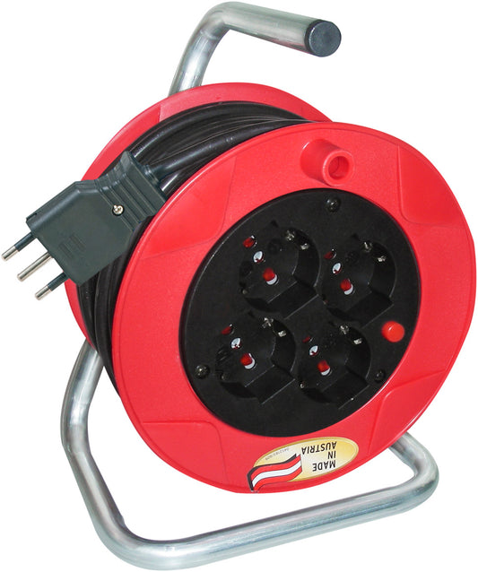Avvolgicavo ST Rosso 15m  brennenstuhl