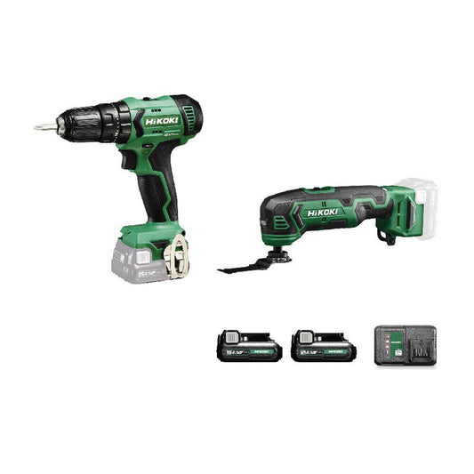 KIT TRAPANO DV12DA 12V UTENSILE MULTIFUNZIONE KC12HKCV 12V HIKOKI elettroutensili