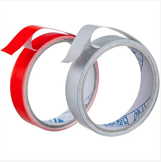 GEKO 31500/1 NASTRO FLUO RIFRANGENTE COLORE BIANCO/ROSSO MM19X2,5MT