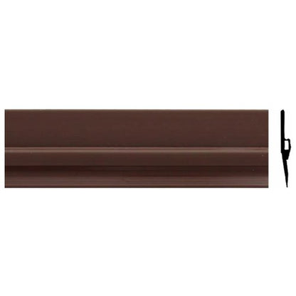 Paraspifferi - Paraspifferi Geko 1450 2 DOUBLE sottoporta rigido Marrone