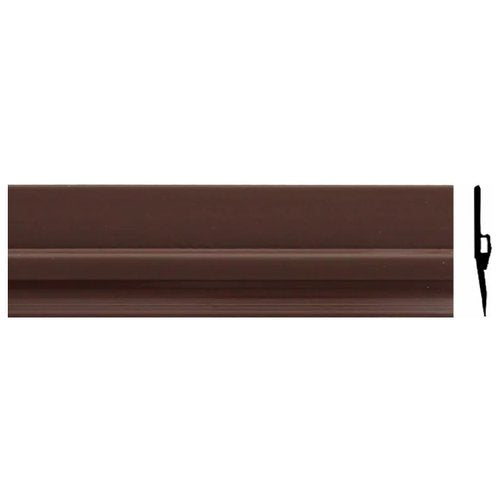Paraspifferi - Paraspifferi Geko 1450 2 DOUBLE sottoporta rigido Marrone