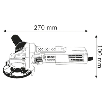 Bosch Professional Smerigliatrice Angolare Gws 750