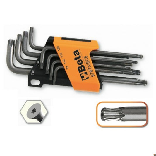 97BTX/SC8 - SERIE CHIAVI MASCHIO PIEGATE PER VITI CON UN'IMPRONTA TORX BETA UTENSILI 000970164