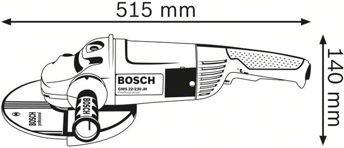 Bosch Professional Smerigliatrice Angolare GWS 22-230 JH