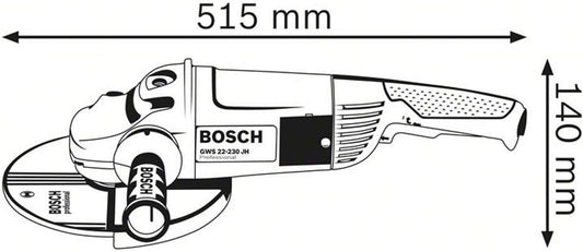Bosch Professional Smerigliatrice Angolare GWS 22-230 JH