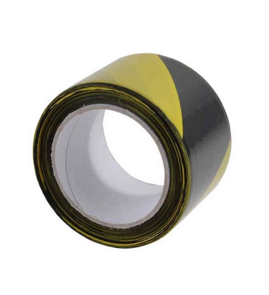 NASTRO SEGNALETICO GIALLO/NERO 200T GEKO