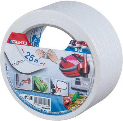 NASTRO TELATO BIANCO 50MMX25M
