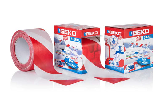 NASTRO SEGNALETICO BIANCO/ROSSO